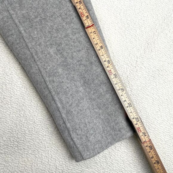 Zara Man Mens Size S 38 Felt Two Button Winter Coat Gray Side Slash Pockets - Picture 7 of 9